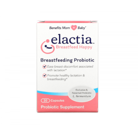 Elactia Breastfeeding Probiotic   30 Capsules